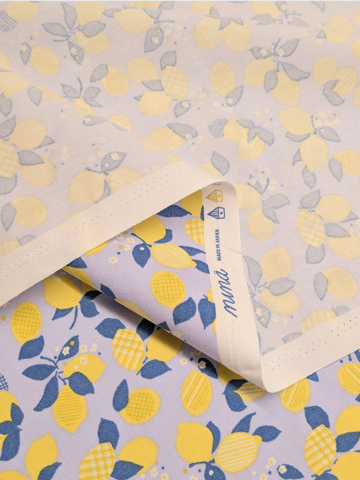 Koizumi - Lemon Bunches Cotton Oxford Fabric - Lavender