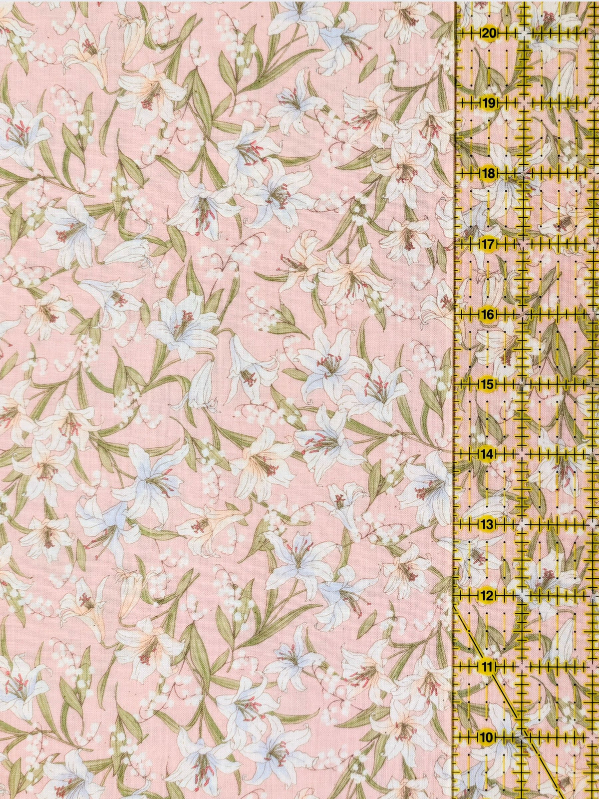Sevenberry - Flowing Lillies Cotton Shirting Fabric - Pink