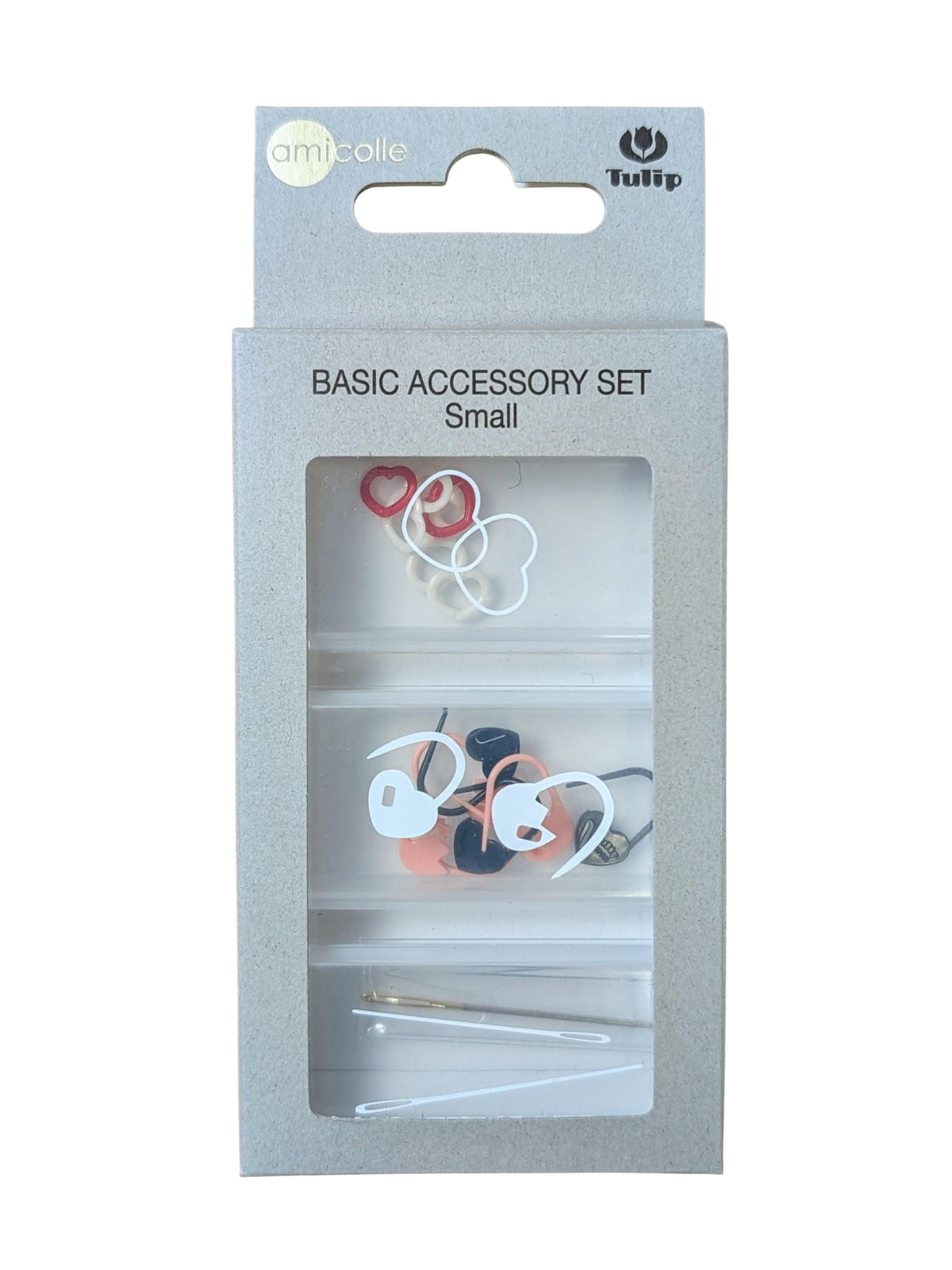 Package of Tulip basic accessory set for small items on a white background