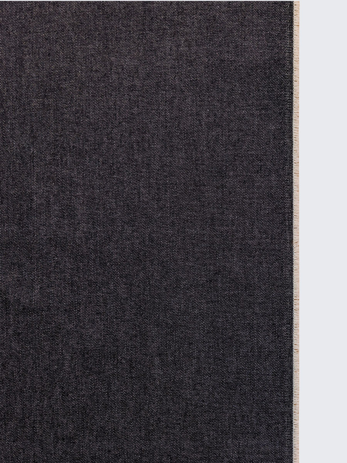 Kaihara Denim - Non-Stretch Japanese Cotton Twill Denim Fabric - 10 oz Black