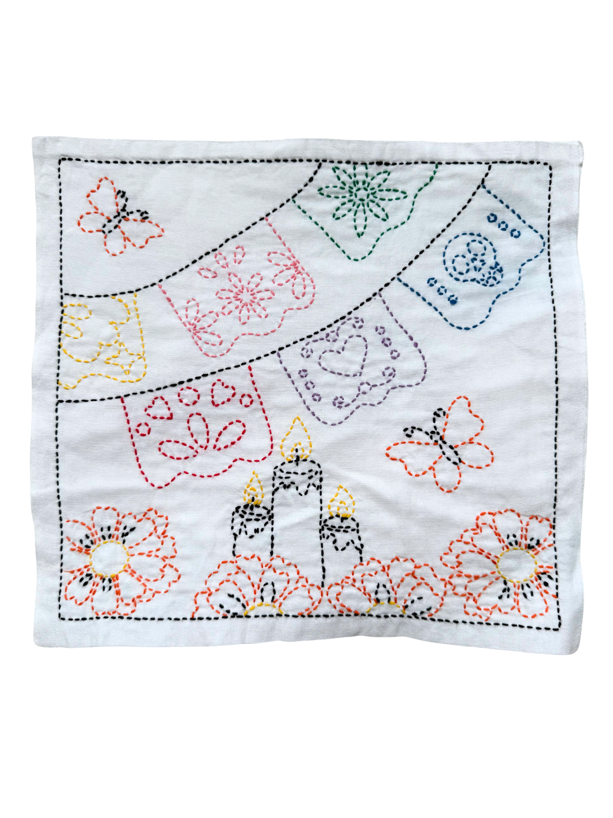 Tulip - World Mexico "Papel Picado" Sashiko Sampler Kit - White