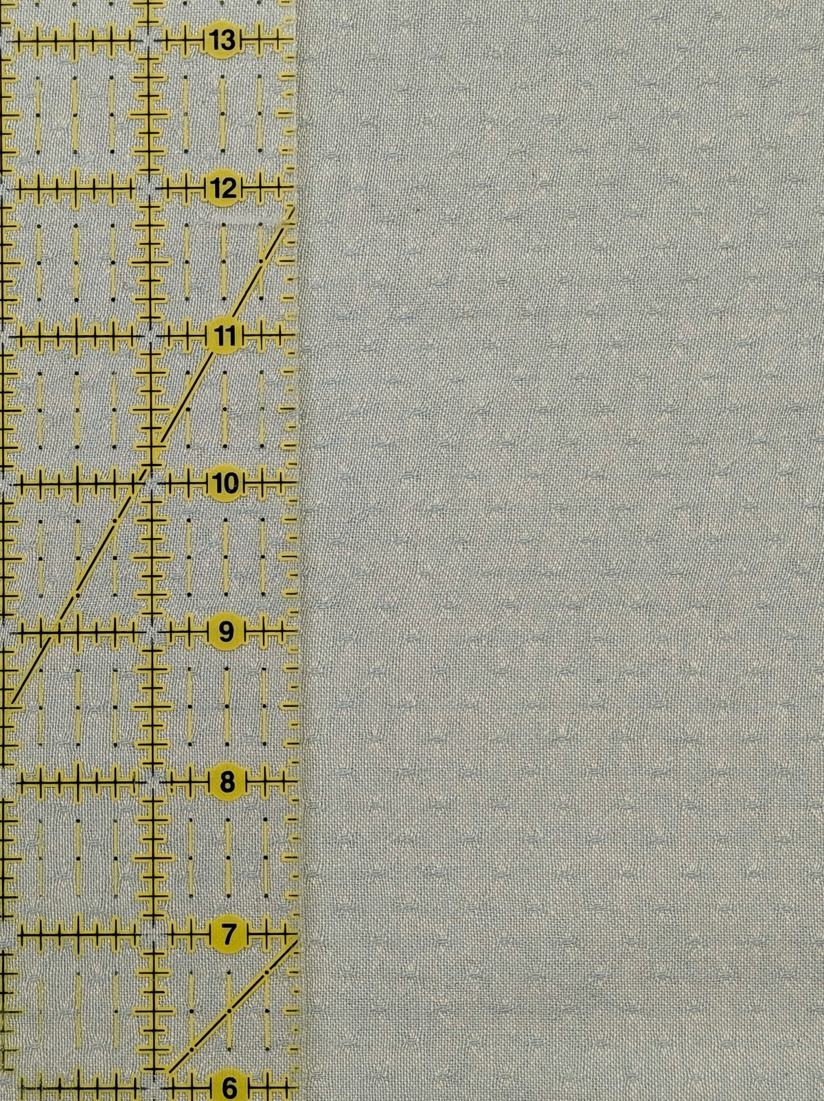 Handworks - Raised Weave Yarn Dyed Cotton Fabric - Seafoam Green