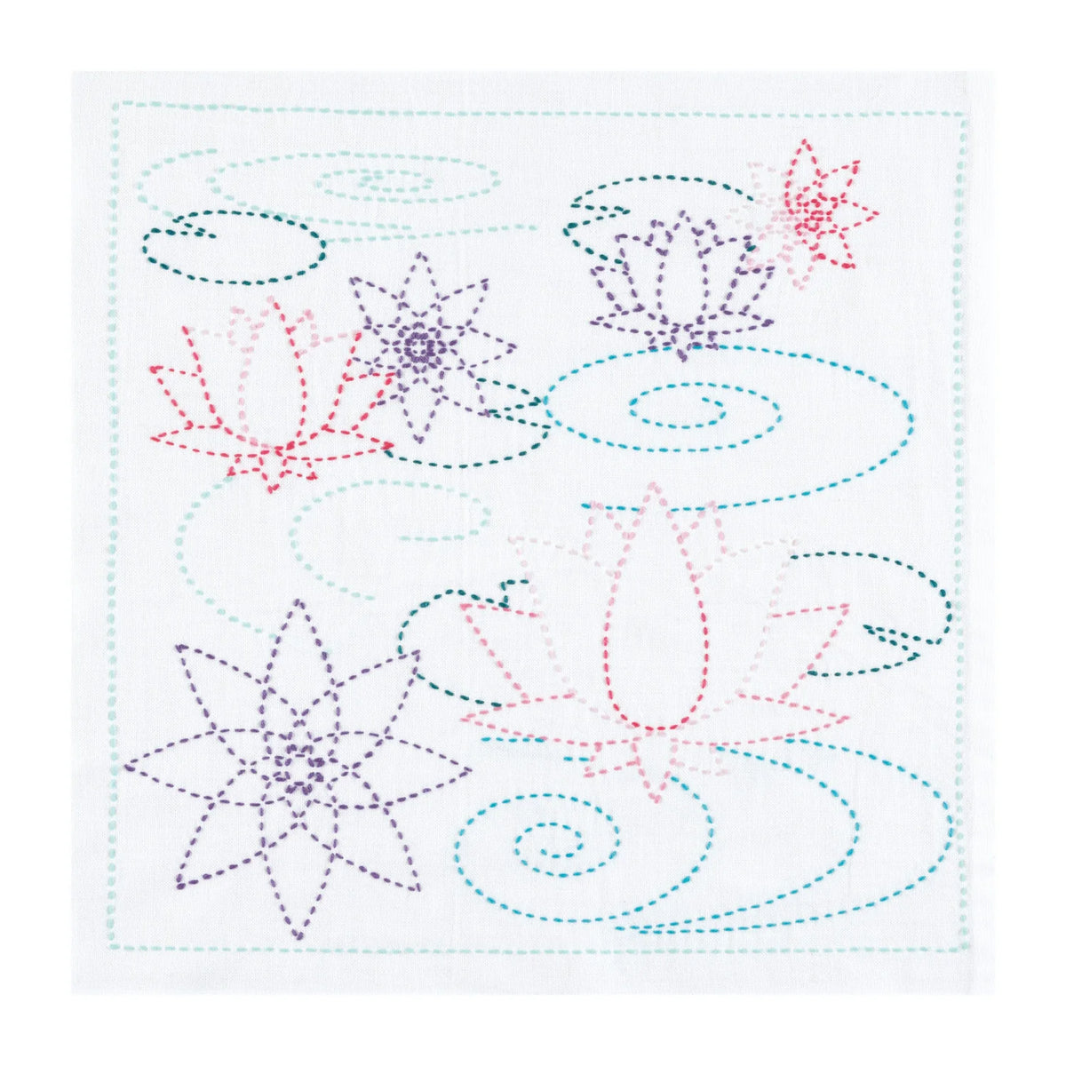 Olympus - Lotus Cotton Sashiko Sampler Kit - White
