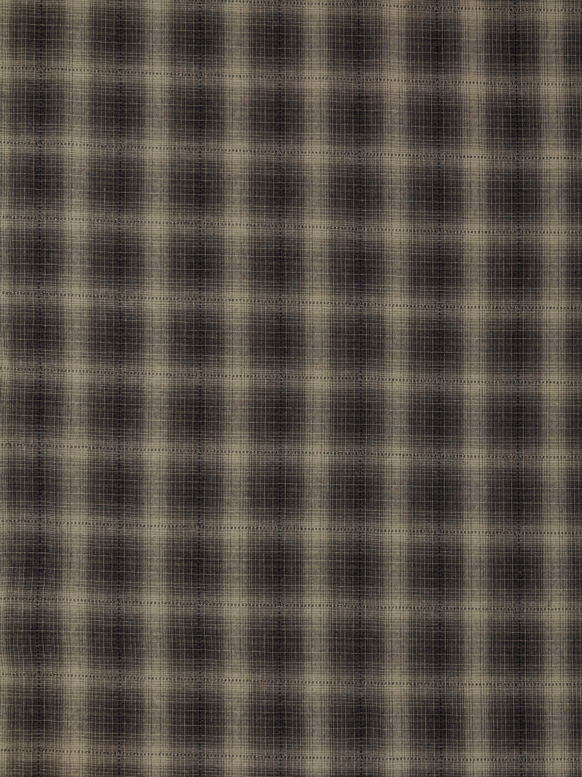 Handworks - Ombre Glen Plaid Yarn Dyed Cotton Fabric - Gray