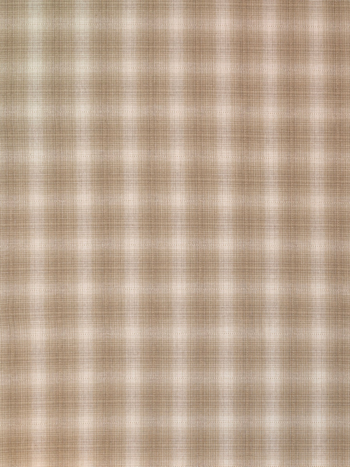 Handworks - Ombre Glen Plaid Yarn Dyed Cotton Fabric - Beige