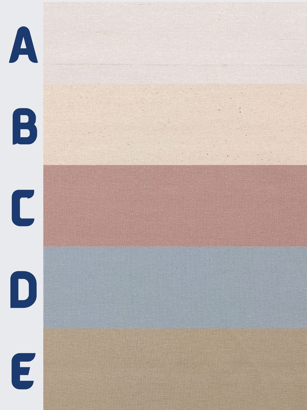 Kokka - Solid Recycled Cotton Canvas Fabric - Dusty Pink