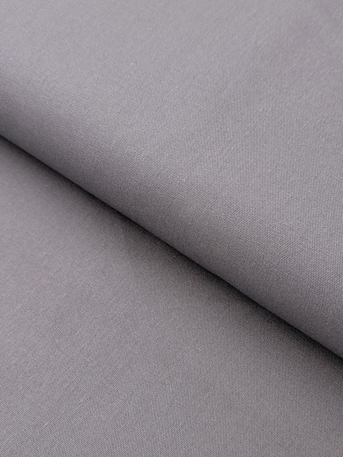 Kokka - Solid Recycled Cotton Canvas Fabric - Fog