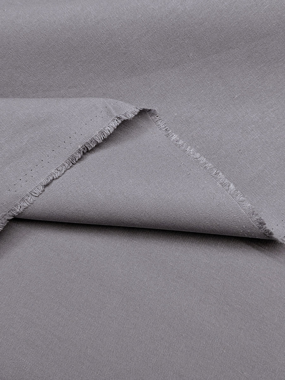 Kokka - Solid Recycled Cotton Canvas Fabric - Fog