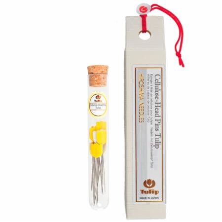 Tulip - Cellulose-Head Pins - Yellow