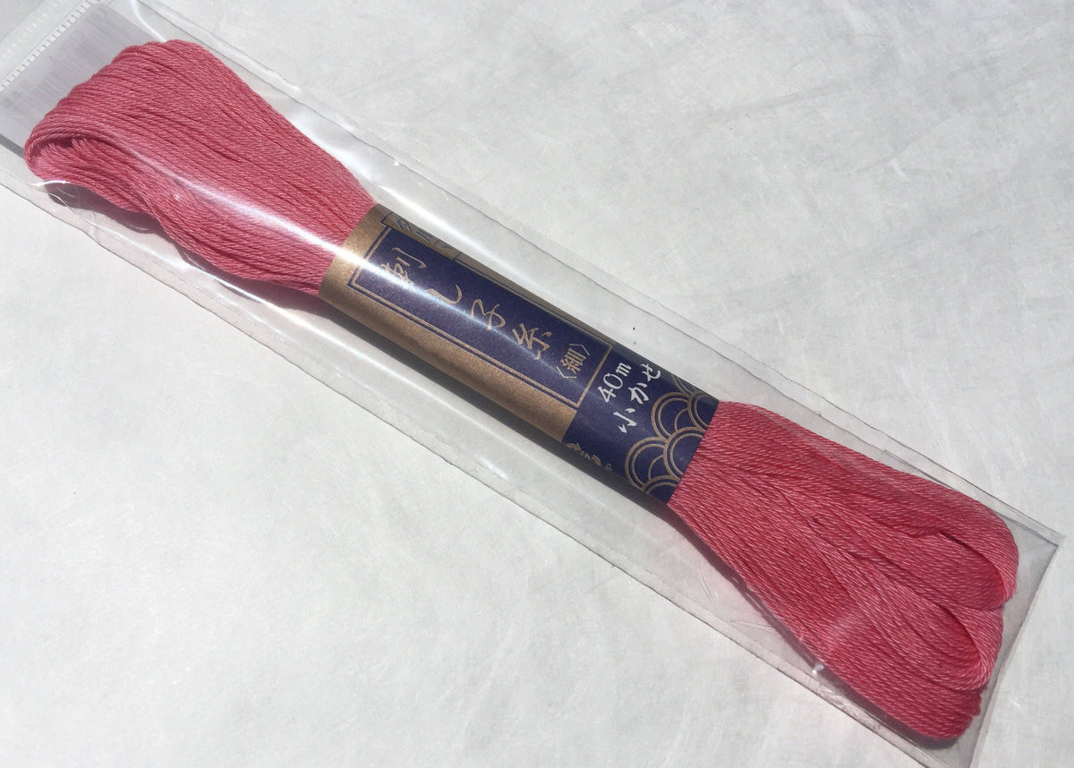 Yokota - Cotton Sashiko Thread 40m Skein - #23 Candy Pink