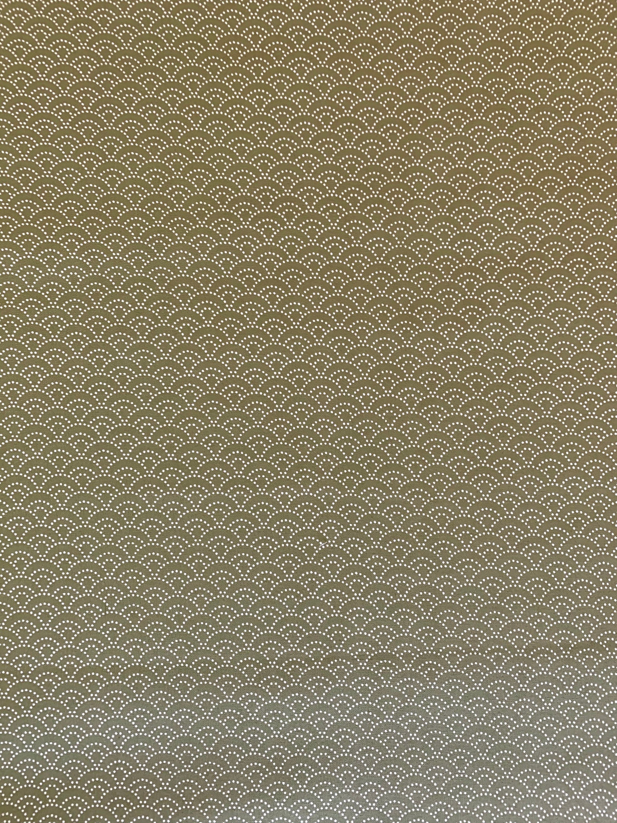 Sevenberry Dotted Waves in sage green Japanese cotton fabric 88222-3-3