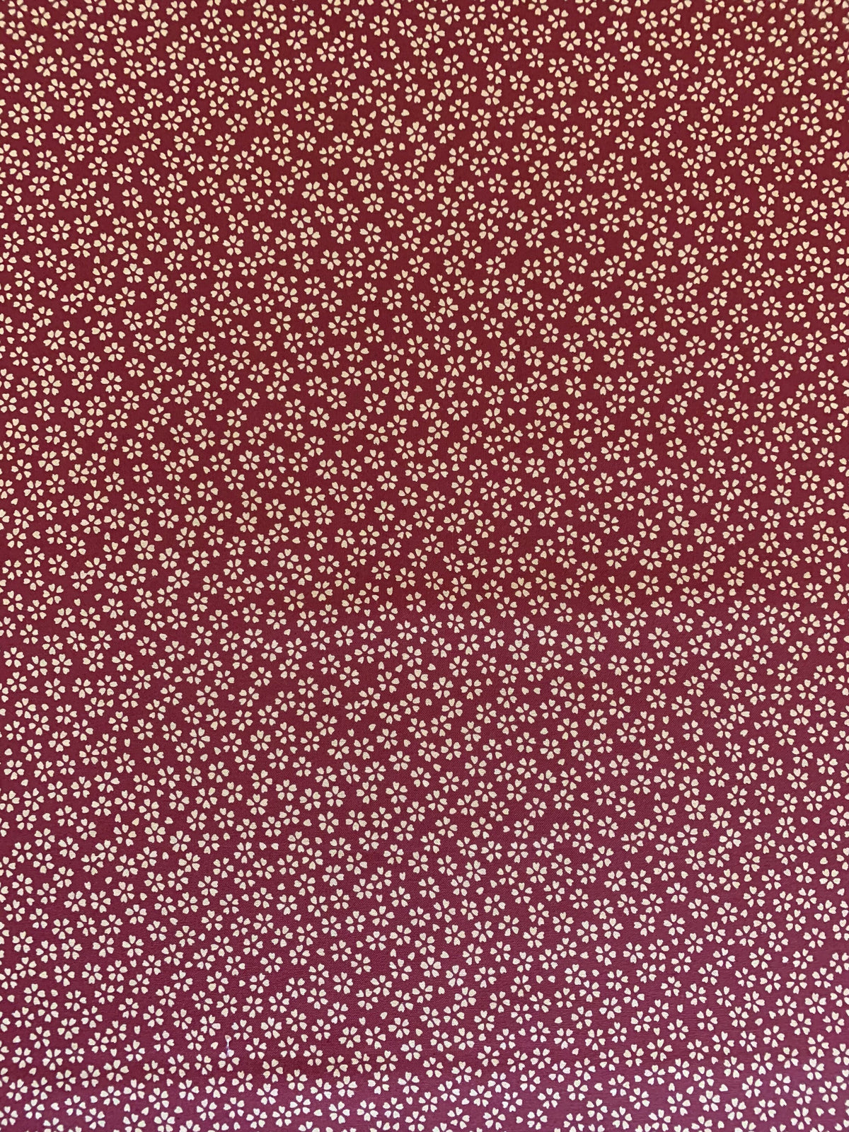 Sakura Cherry Blossom Sevenberry Japanese cotton fabric 88222-1-4 wine red and beige