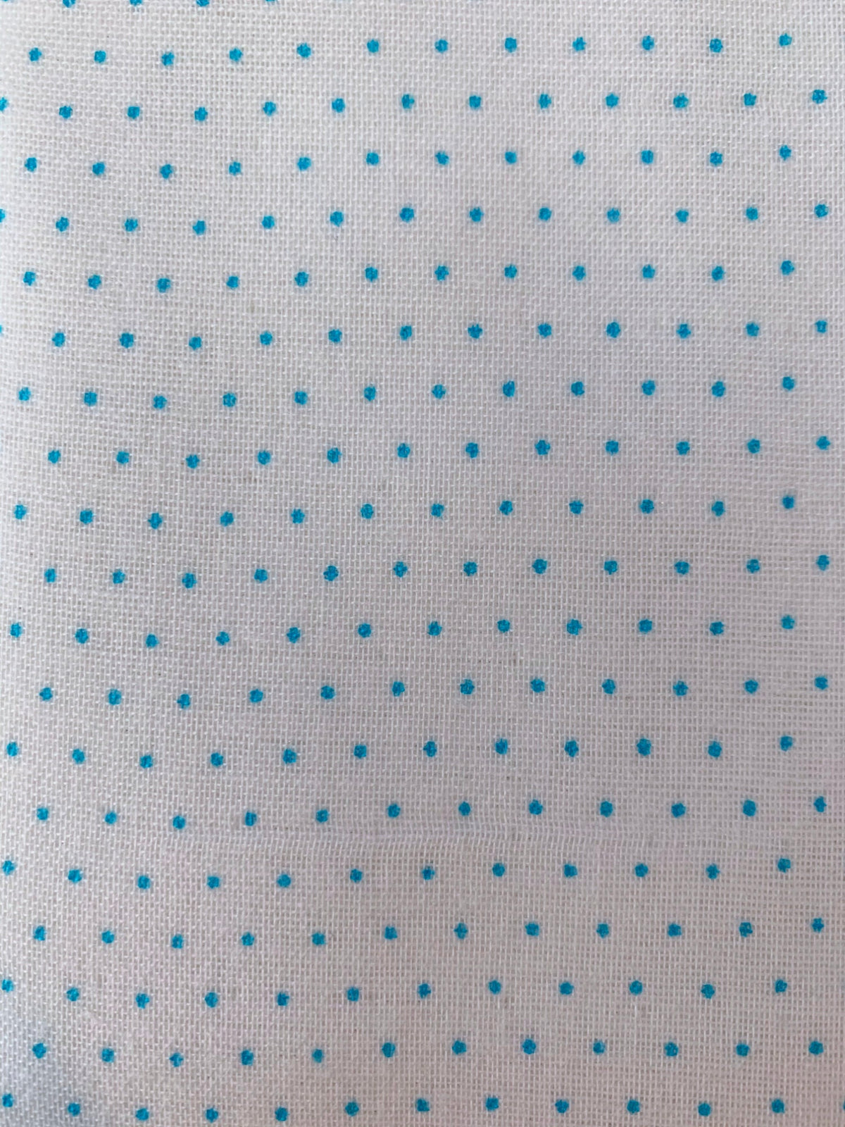 Olympus iine Sashiko Handkerchief fabric angled dot grid White cotton cloth G-2