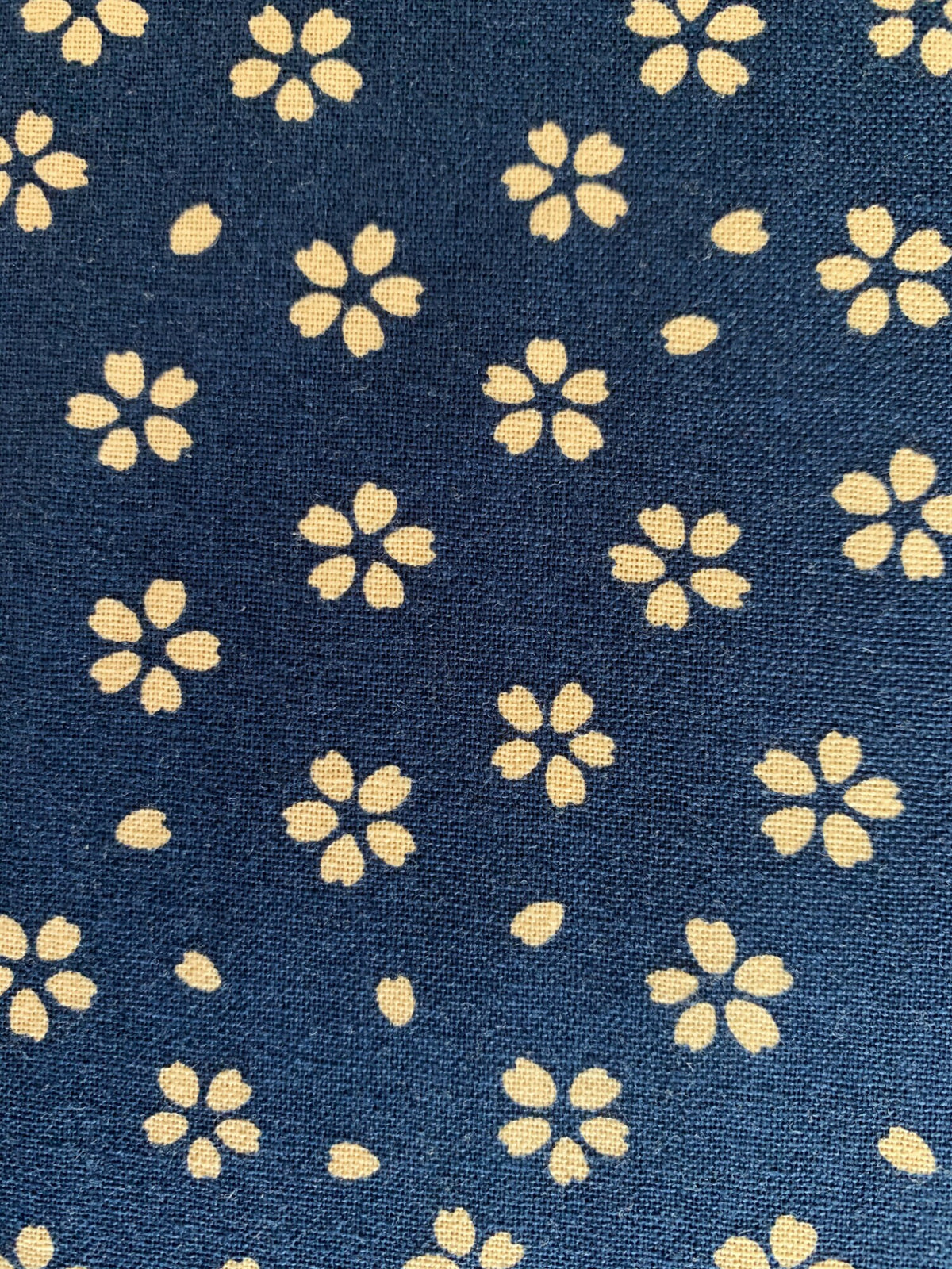 Medium Cherry Blossom Sakura Sevenberry Japanese cotton fabric 88220-5-3 medium blue