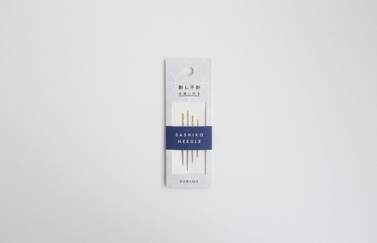 Daruma - Sashiko Needles Big Stitch with Threader Assorted Sizes