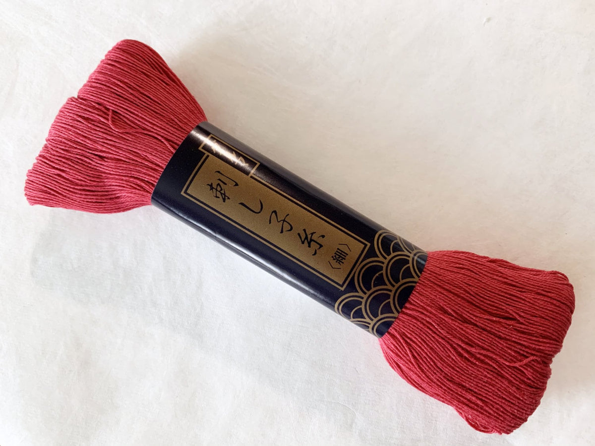 Yokota - Cotton Sashiko Thread 170m Skein - #7 Rose Red
