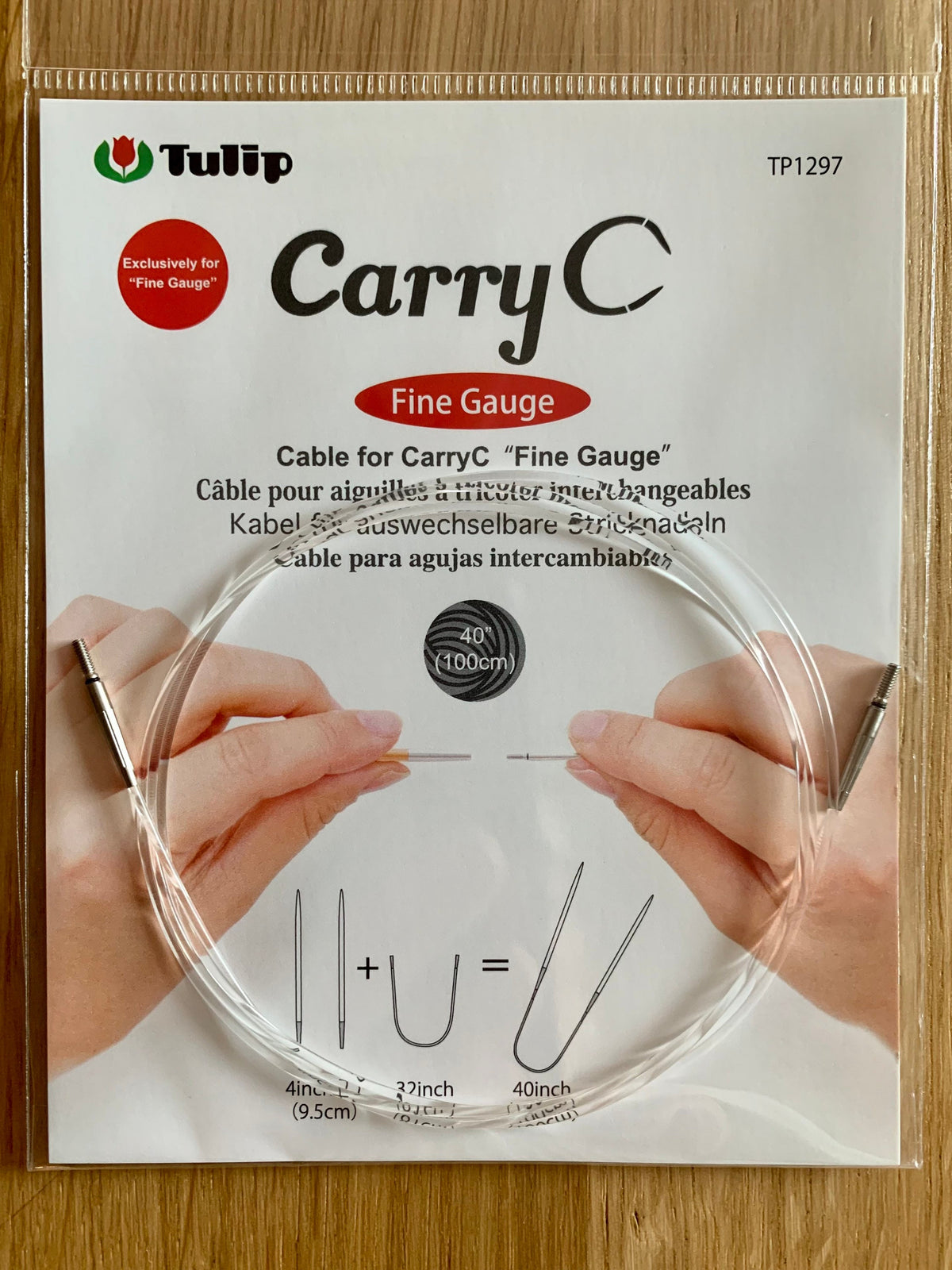 Tulip - Cables for CarryC Fine Gauge Knitting Needles - Various Sizes