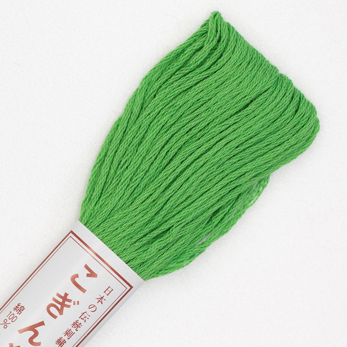 Olympus - Cotton Kogin Thread 18m Skein - #231 Kelly Green