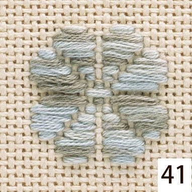 Olympus - Cotton Kogin Thread 18m Skein - Variegated #41 Storm Cloud