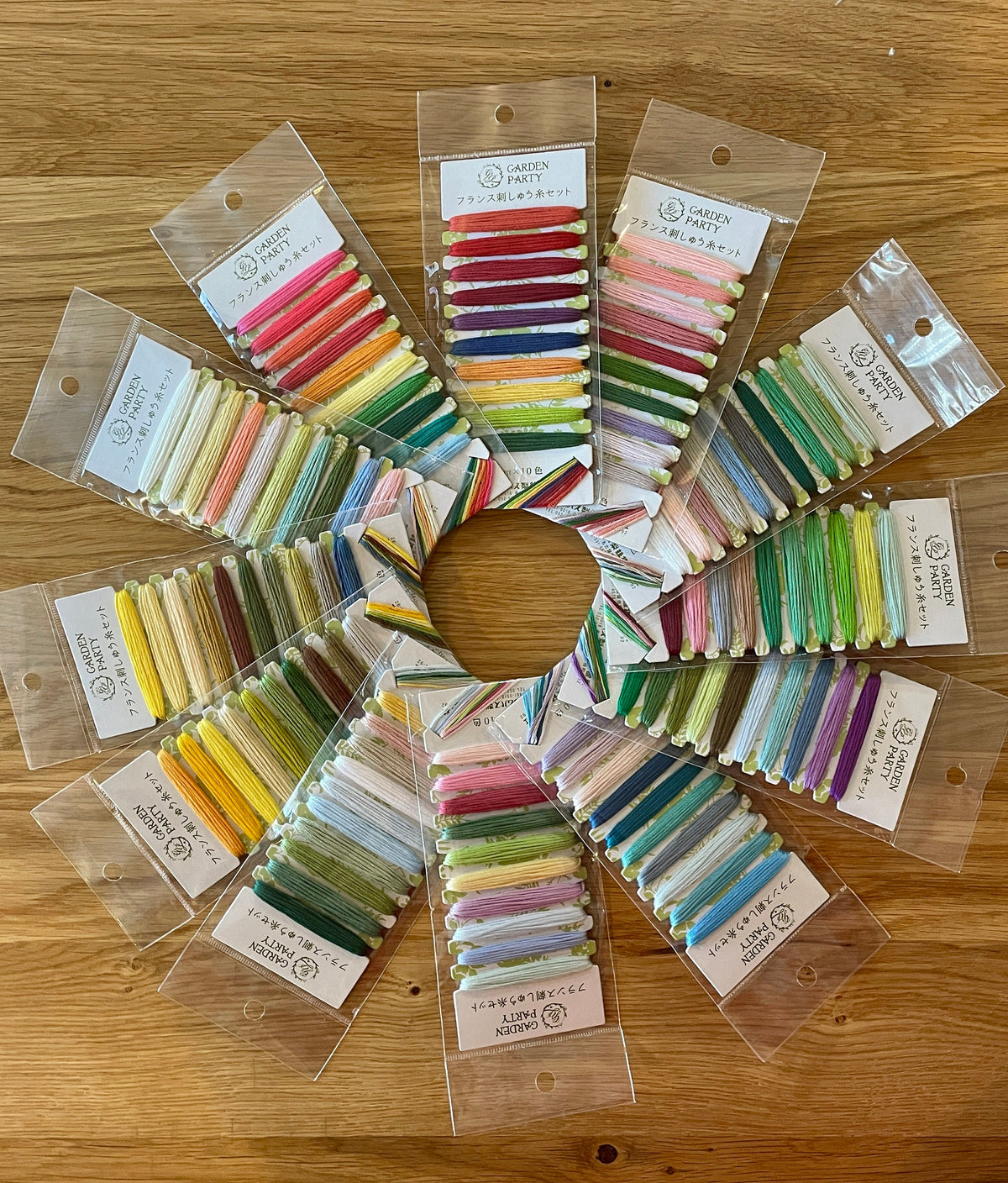 Olympus - "Garden Party" Embroidery Floss 10 Color - Card #12 Classic