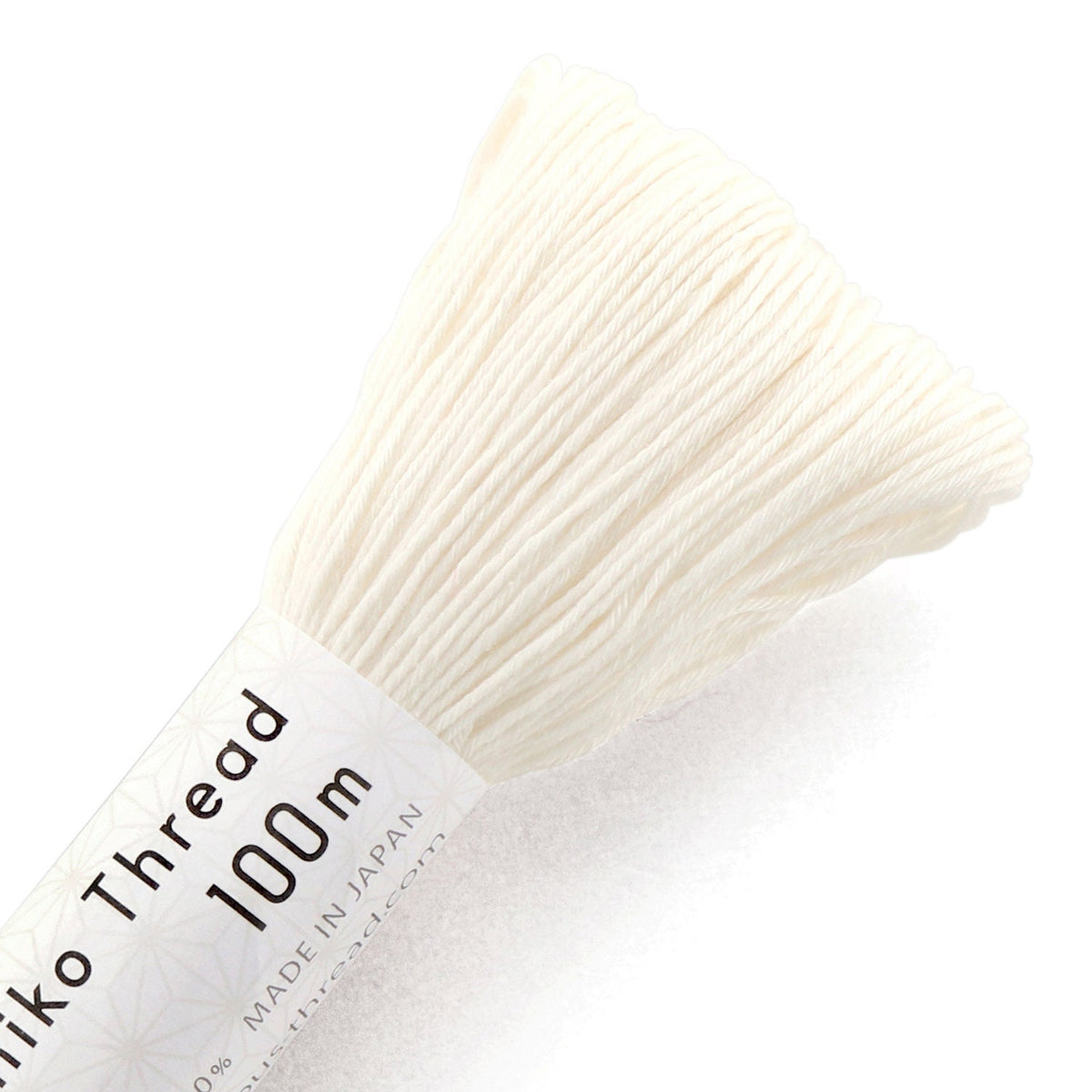 Olympus - Cotton Sashiko Thread 100m Skein - Color #115 Light Ecru