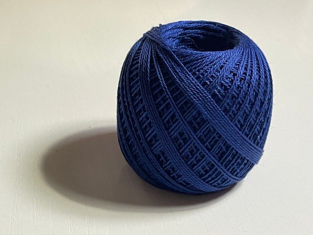 Olympus - Thin Cotton Sashiko Thread 80m Ball - Navy Blue
