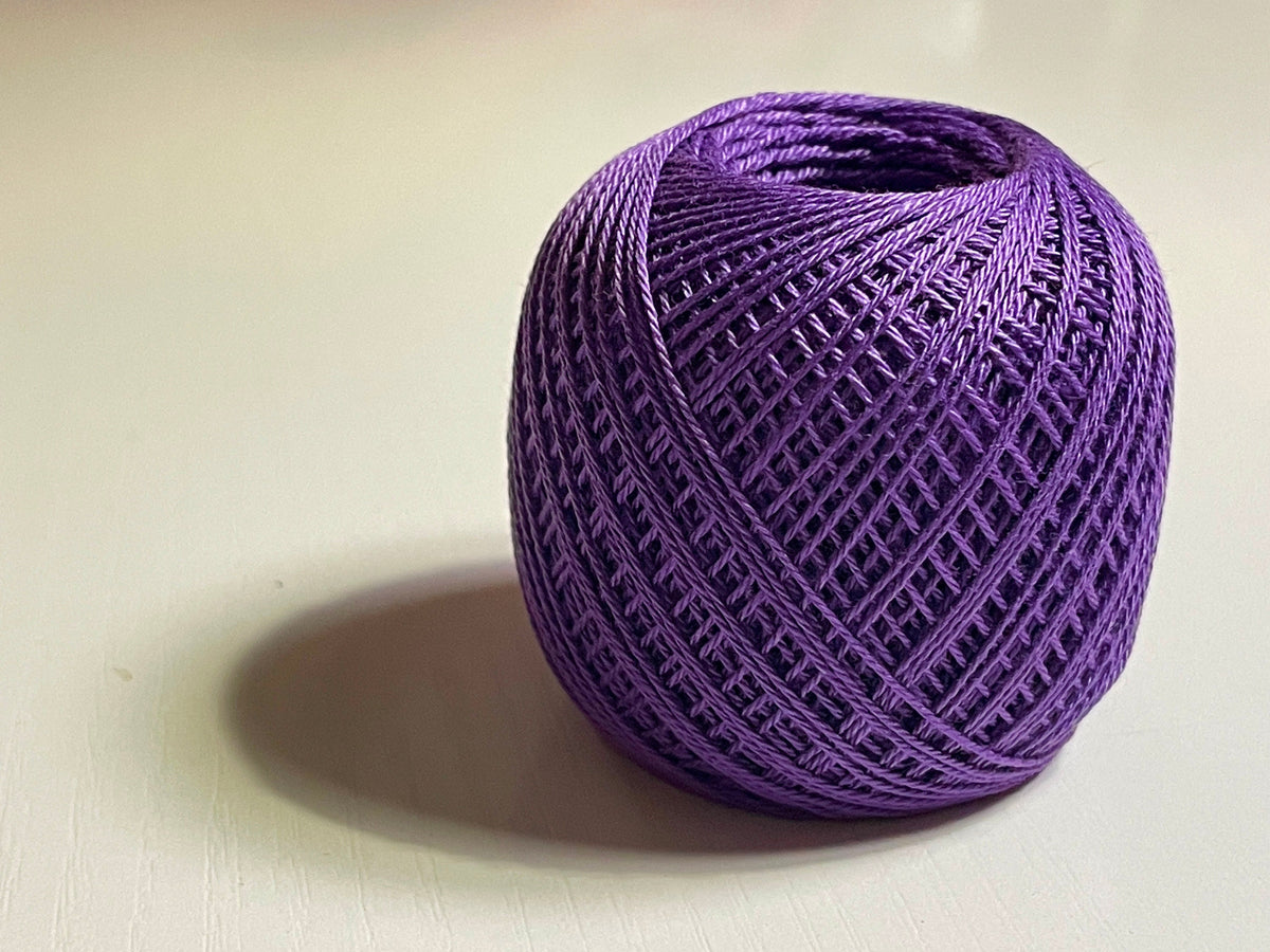 Olympus - Thin Cotton Sashiko Thread 80m Ball - Violet
