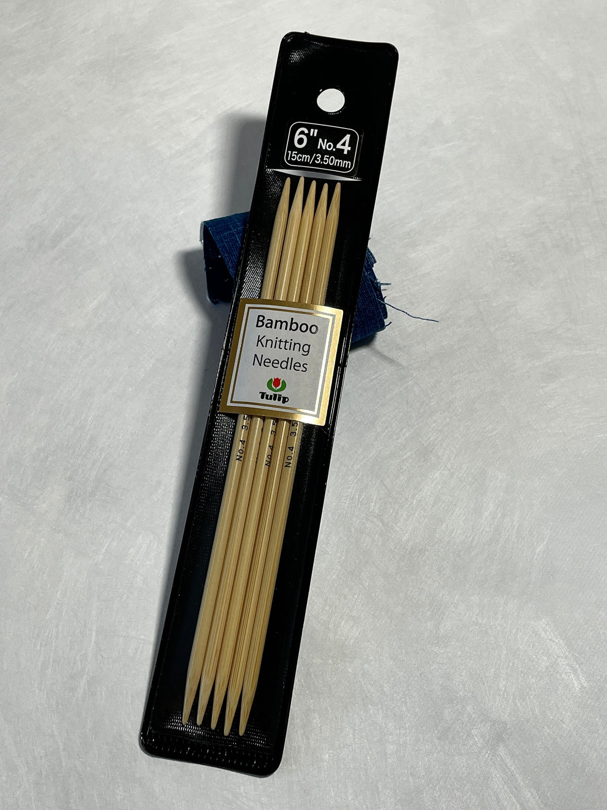 Tulip - 6"/15cm Double Point Knitting Needles Various Sizes - Bamboo