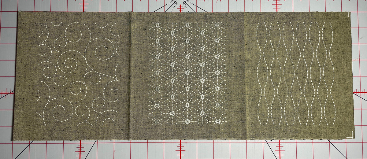 Olympus - Fabric Patch Mending Collection Sashiko Cloth - Gray