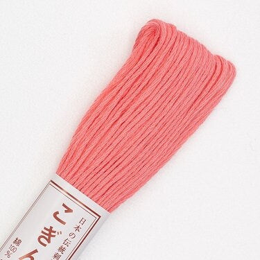 Olympus - Cotton Kogin Thread 18m Skein - #144 Coral Pink