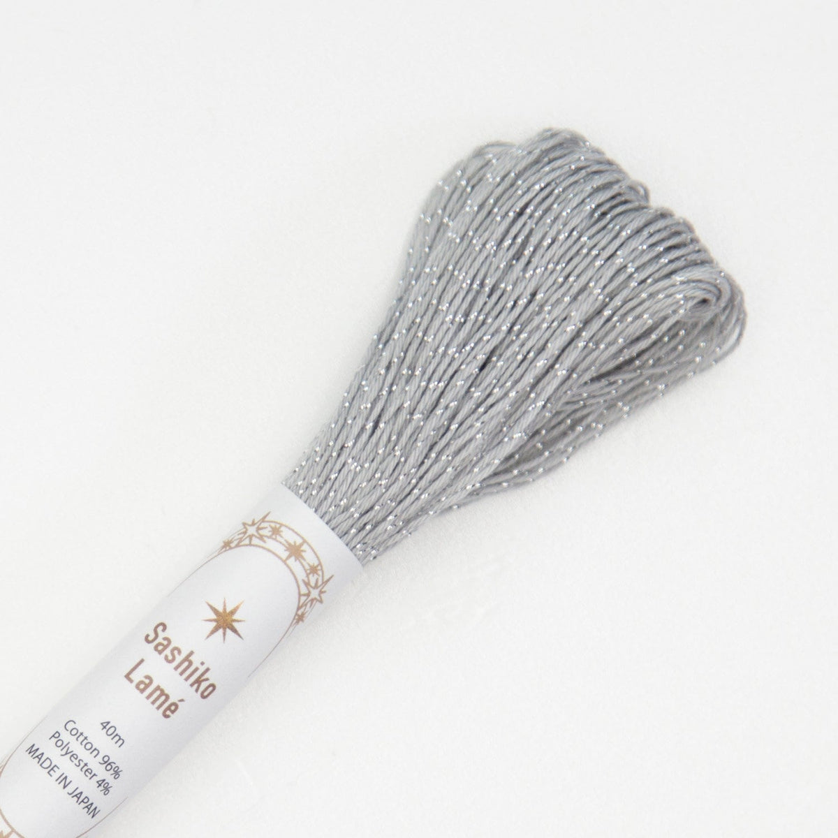 Olympus - Sashiko Lamé Metallic Thread 40m Skein - SL3 Gray
