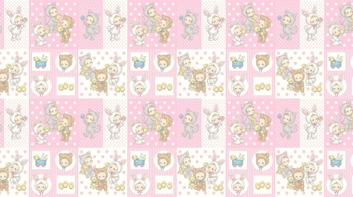 QuiltGate - PRE-CUT Puni Puni Candy Cotton Fabric - Light Blue