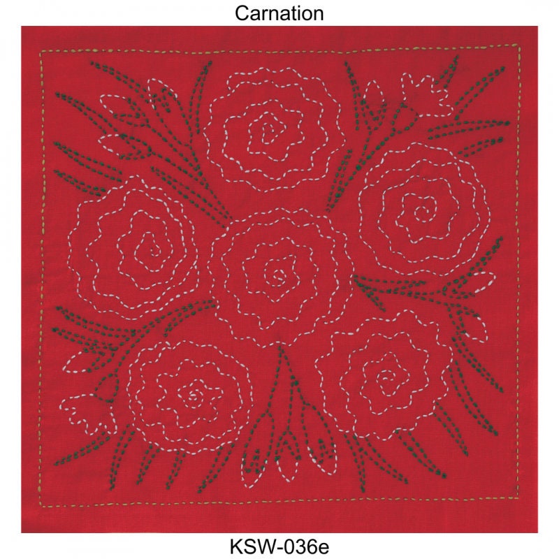 Tulip - World Spain "Carnation" Sashiko Sampler Kit