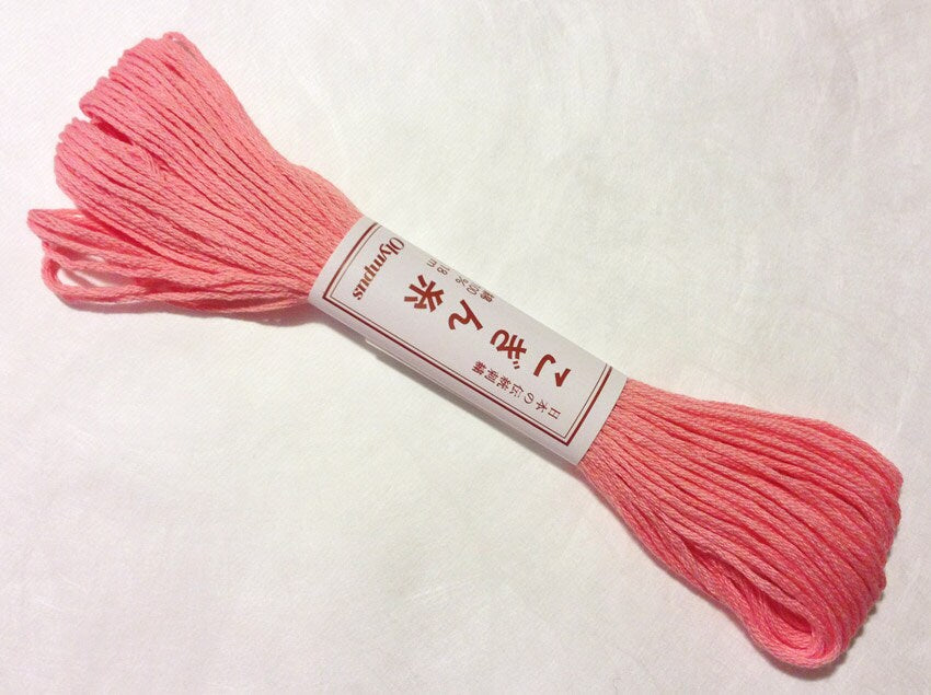 Olympus - Cotton Kogin Thread 18m Skein - #142 Pink