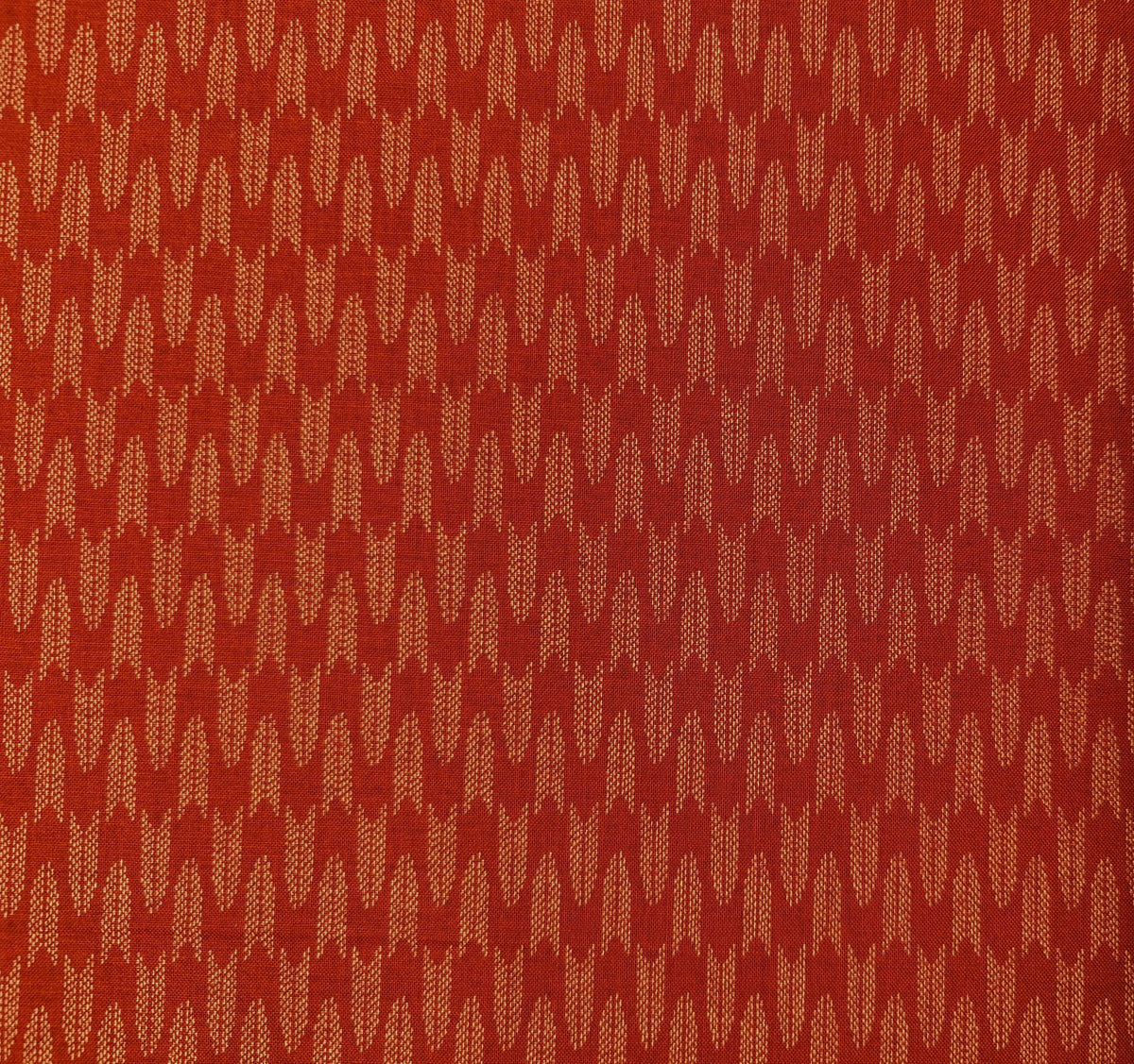 Sevenberry Zigzag Yabane arrows Japanese cotton fabric 88222-6-2 red with beige