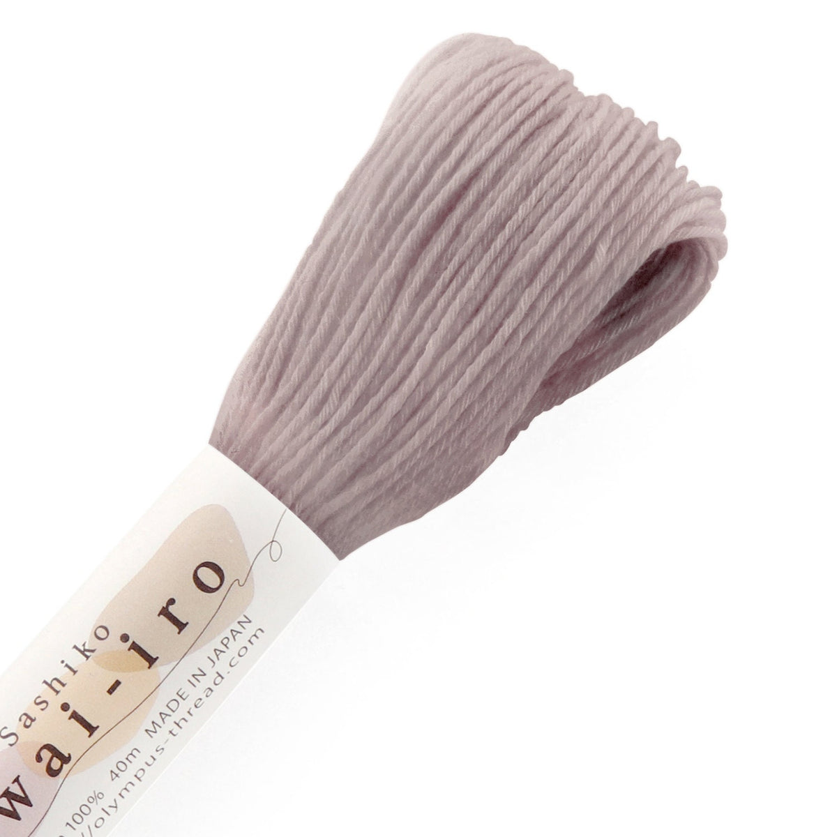 Olympus - Cotton Sashiko Thread 40m Skein - "Awai-Iro" Color #A16 Oat Milk