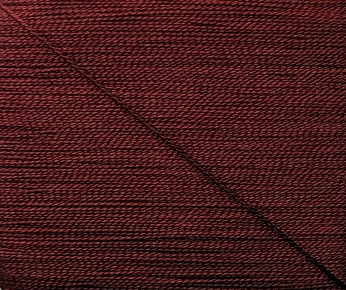 Kinkame - Silk Hand Sewing Thread 80m Card - Color #92 Dark Scarlet