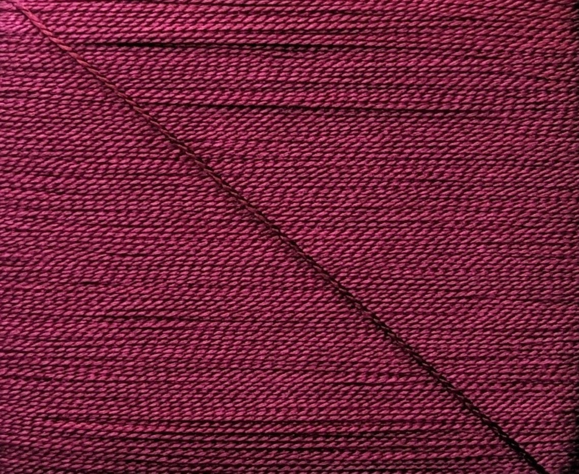 Kinkame - Silk Hand Sewing Thread 80m Card - Color #97 Wine