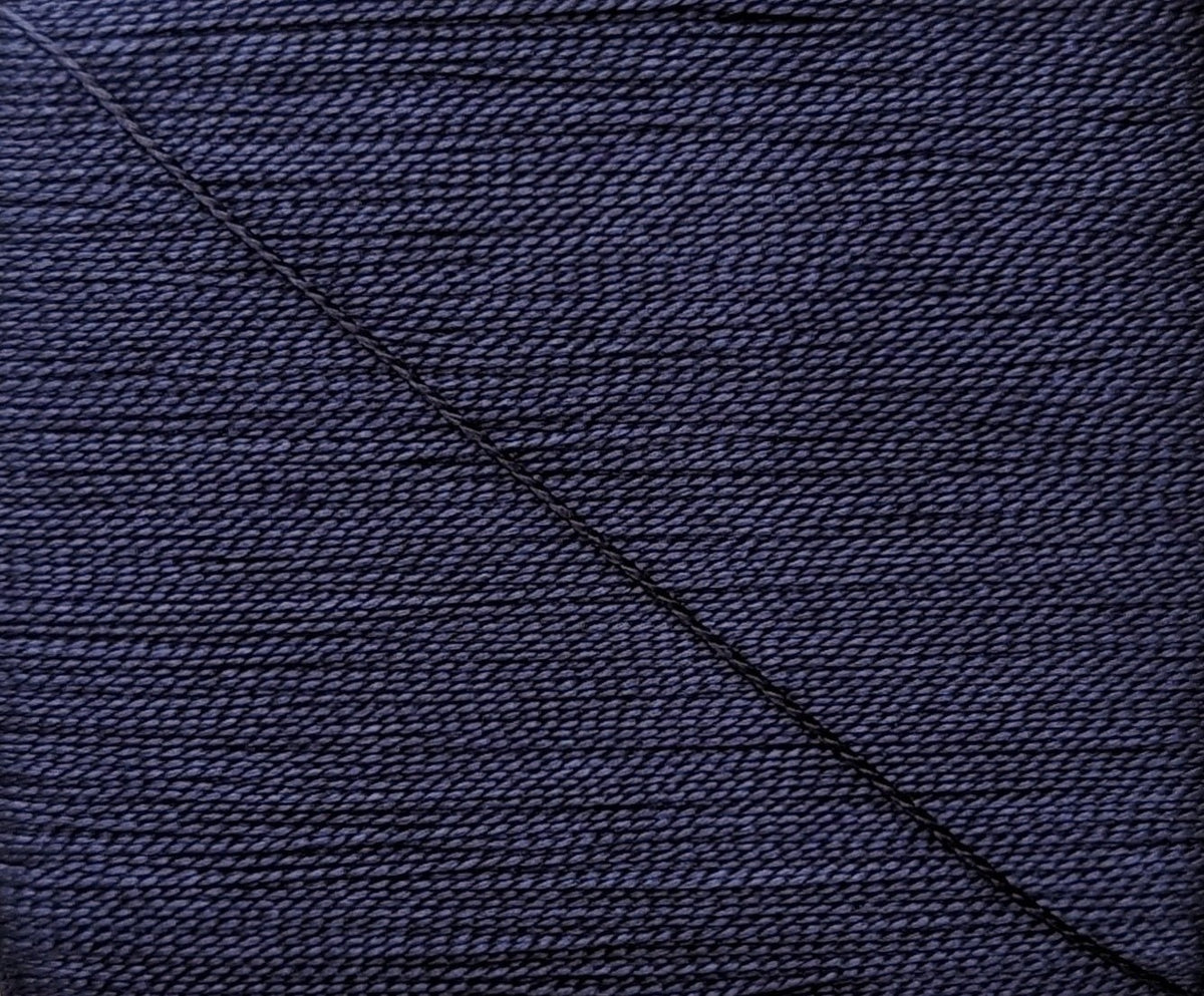 Kinkame - Silk Hand Sewing Thread 80m Card - Color #132 Daring Indigo