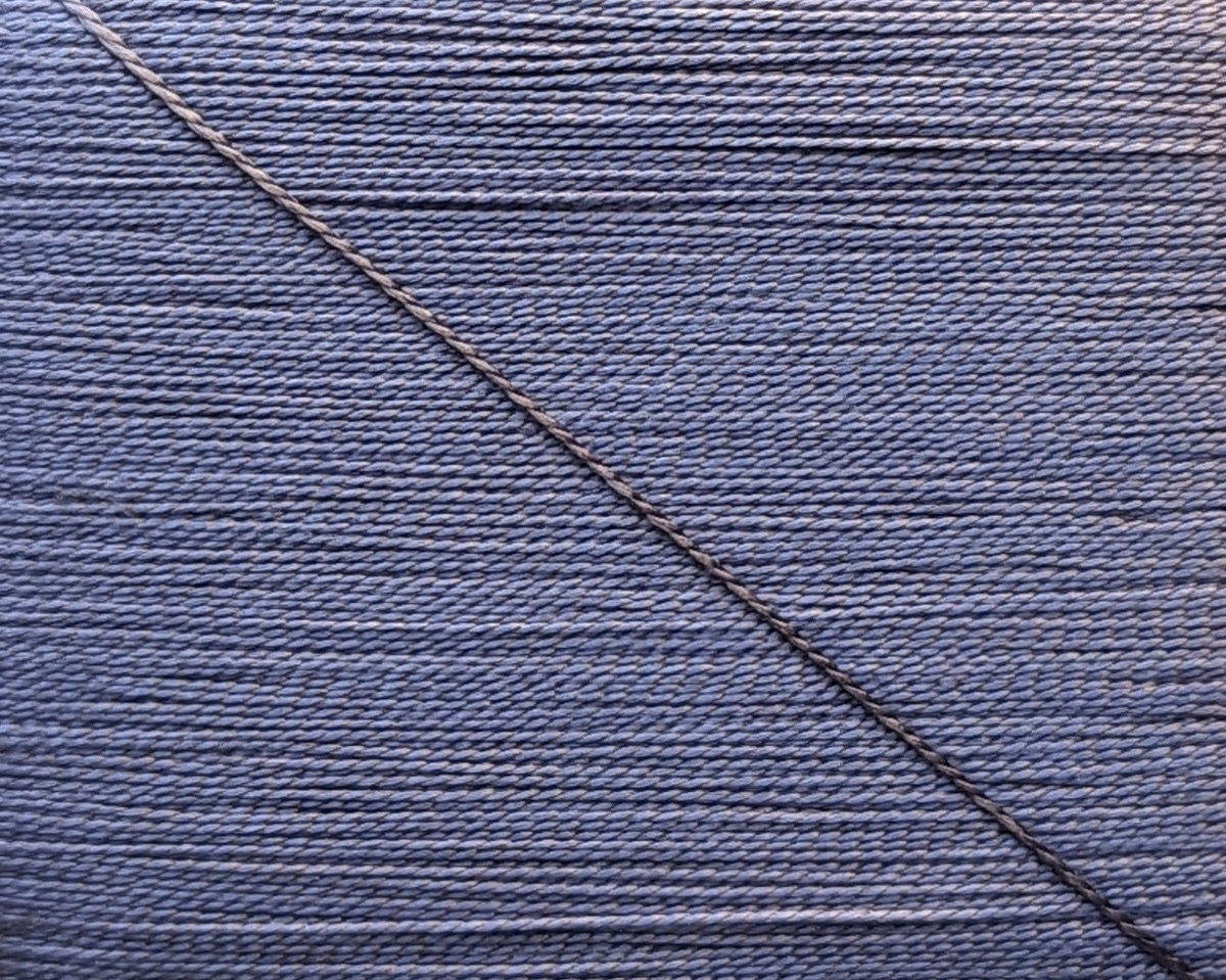 Kinkame - Silk Hand Sewing Thread 80m Card - Color #159 Wild Wisteria