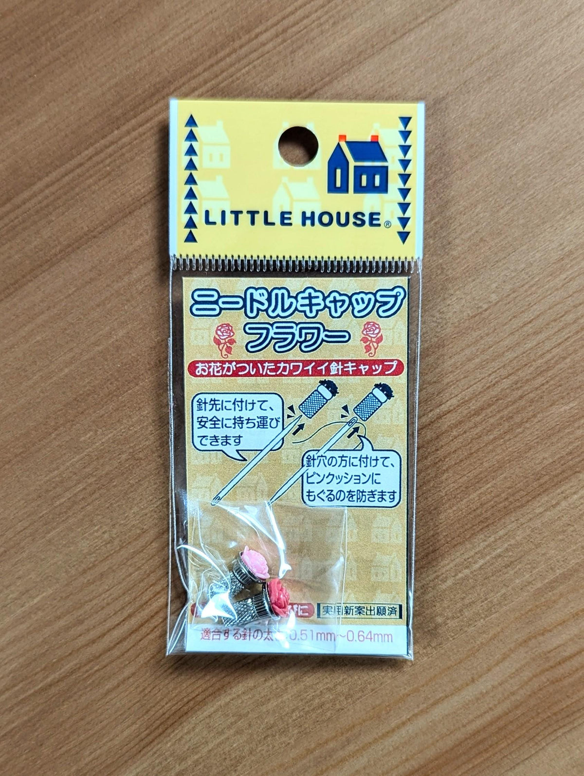 Little House - Rose Needle Caps for Thin Needles