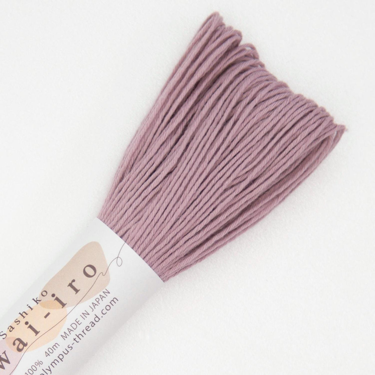 Olympus - Cotton Sashiko Thread 40m Skeins Set of 20 Colors - "Awai-Iro" Pastel