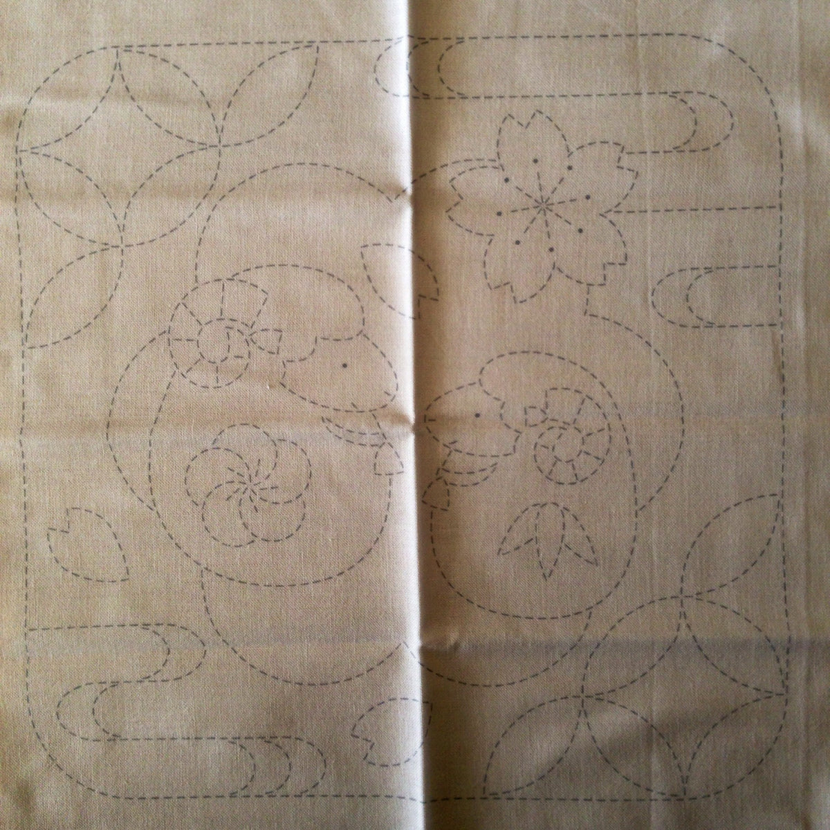 Olympus - Year of the Sheep Cotton Sashiko Sampler Cloth - White