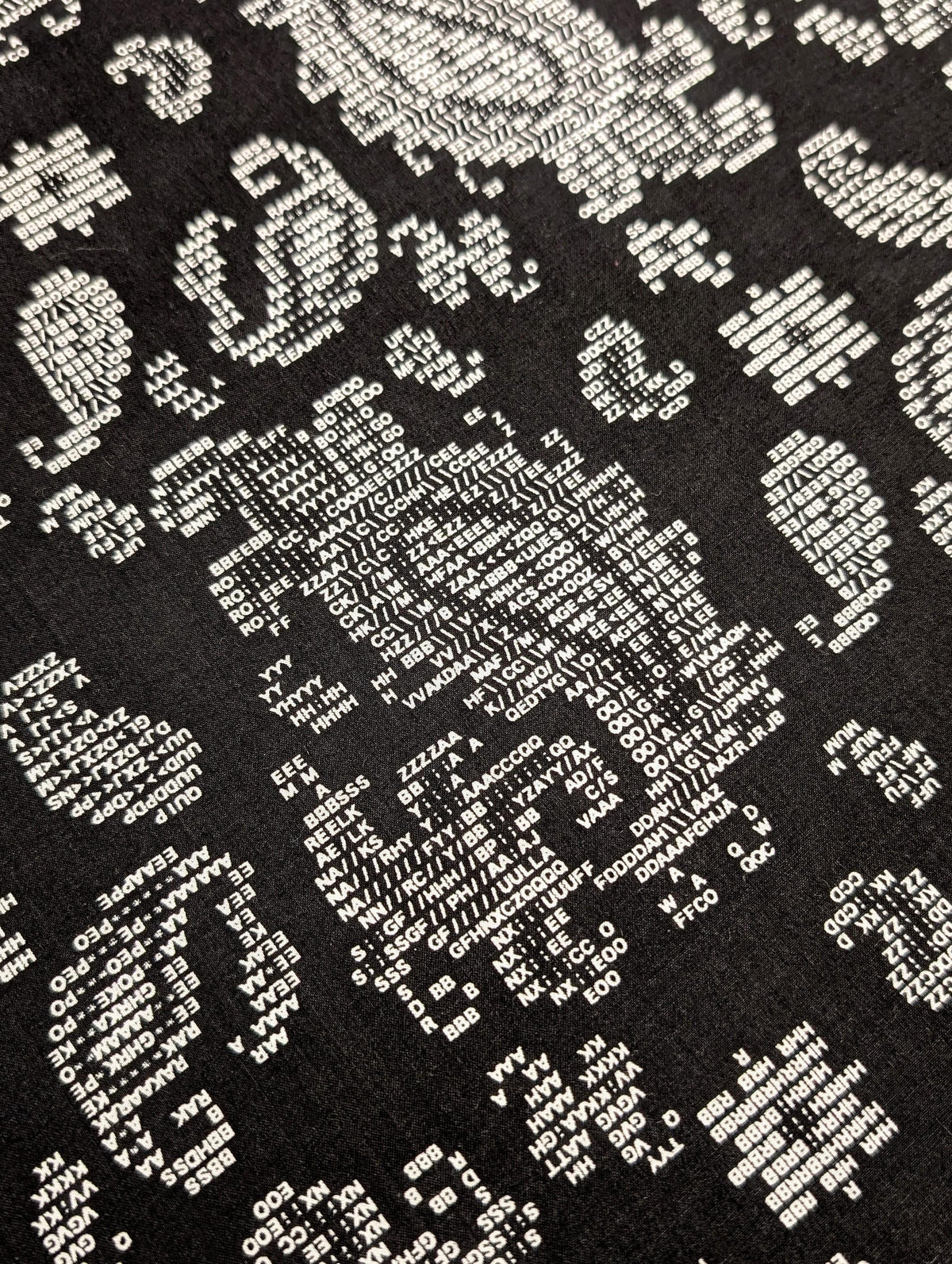 Hokkoh - Coded Paisley Cotton Lawn - Black