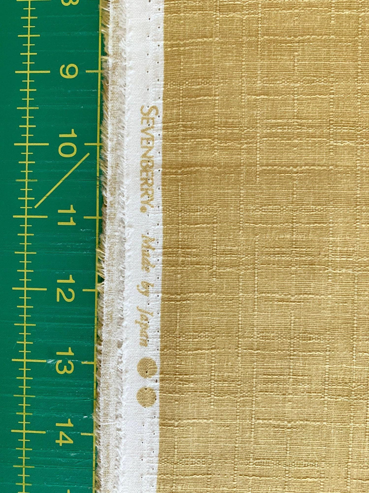 Sevenberry - Solid Color Cotton Dobby - Maize Yellow