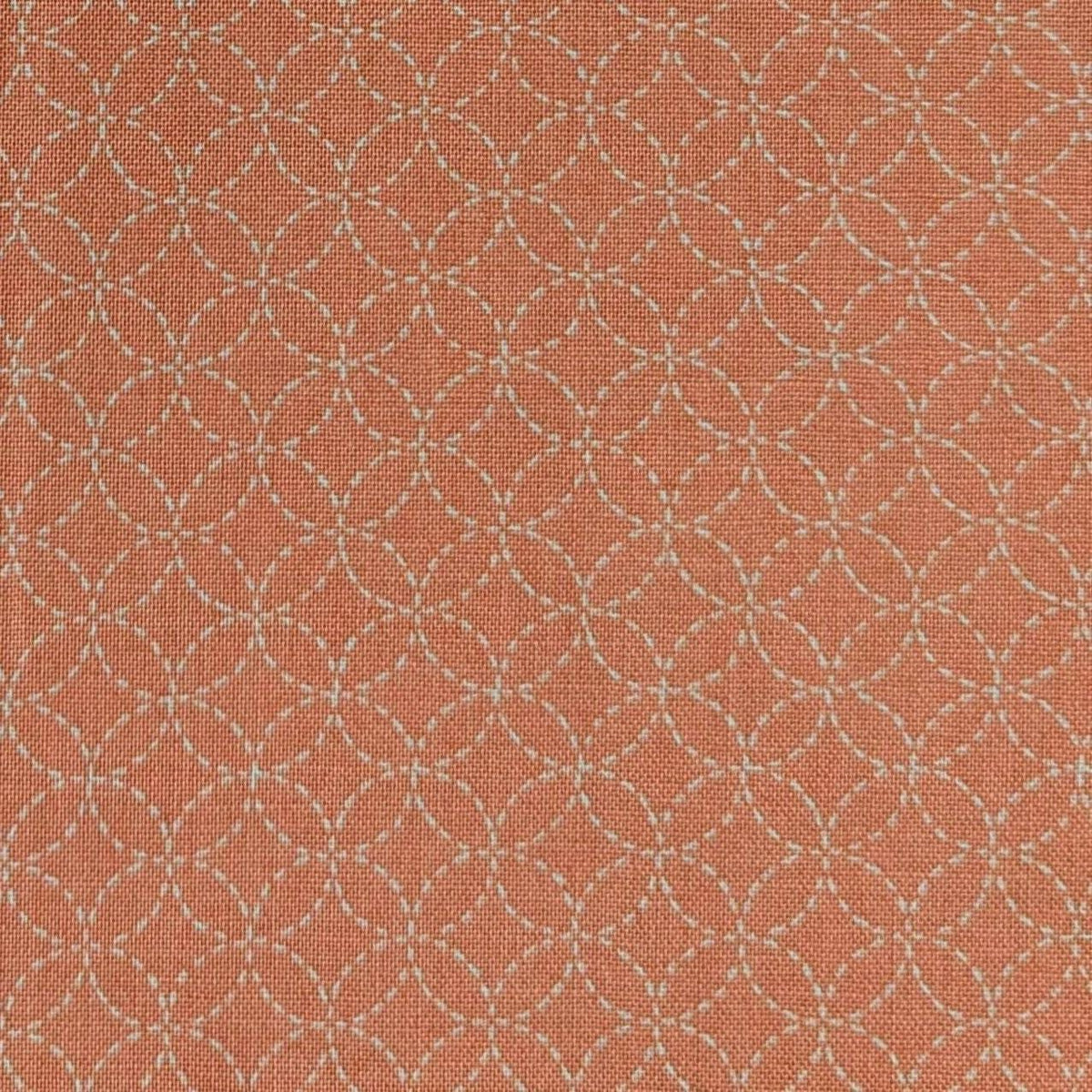 Sevenberry - Small Shippo Cotton Fabric - Coral Pink