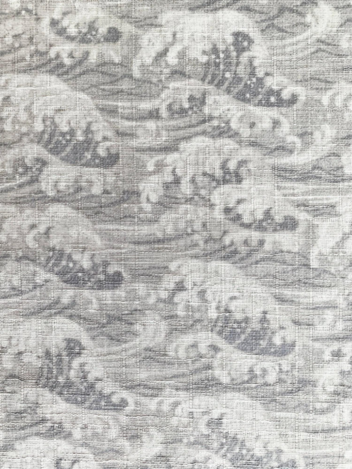 Sevenberry - Ocean Waves Cotton Dobby - Light Gray