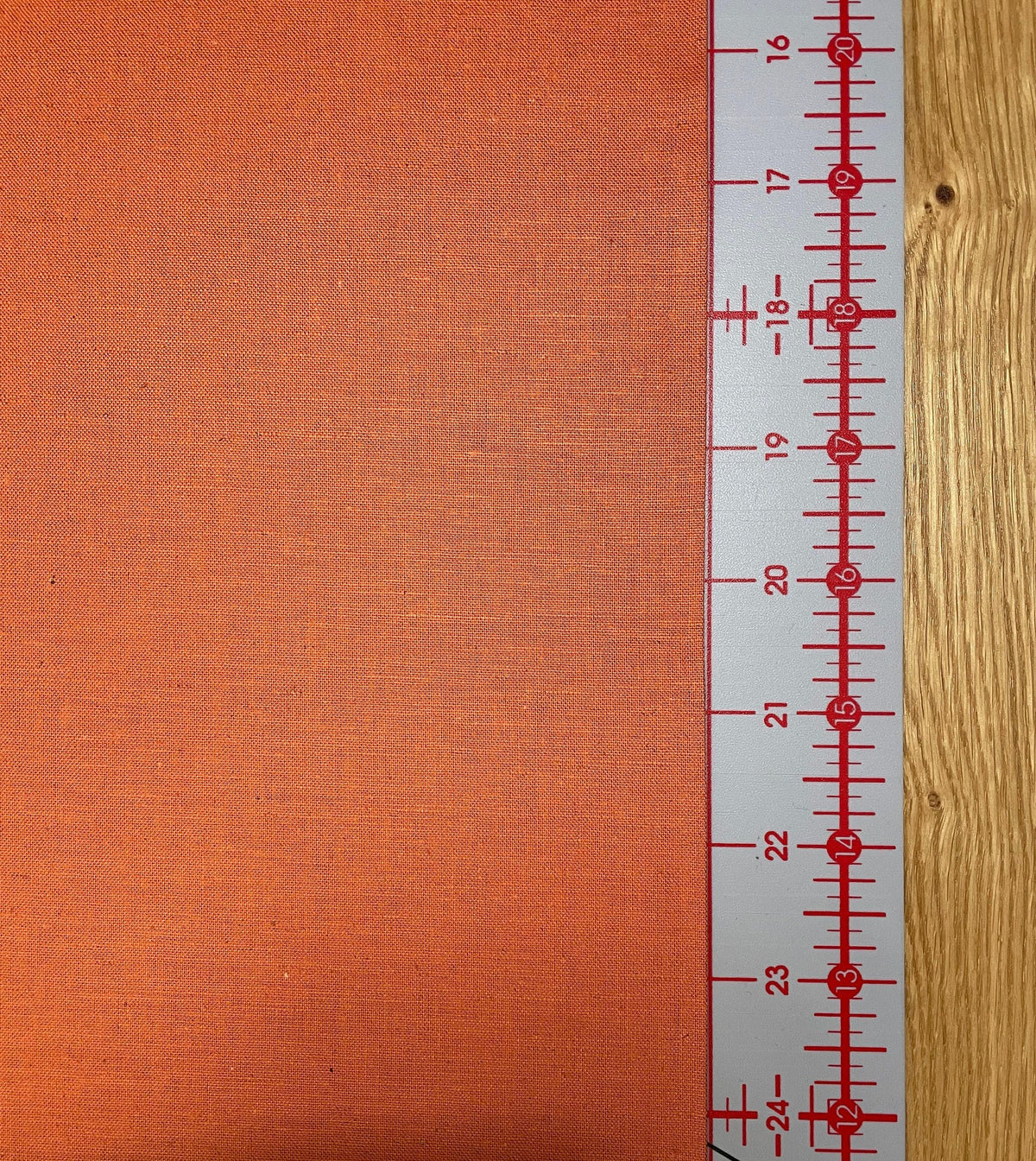 Koizumi - Momen-T Solids Cotton/Linen - Carrot Orange