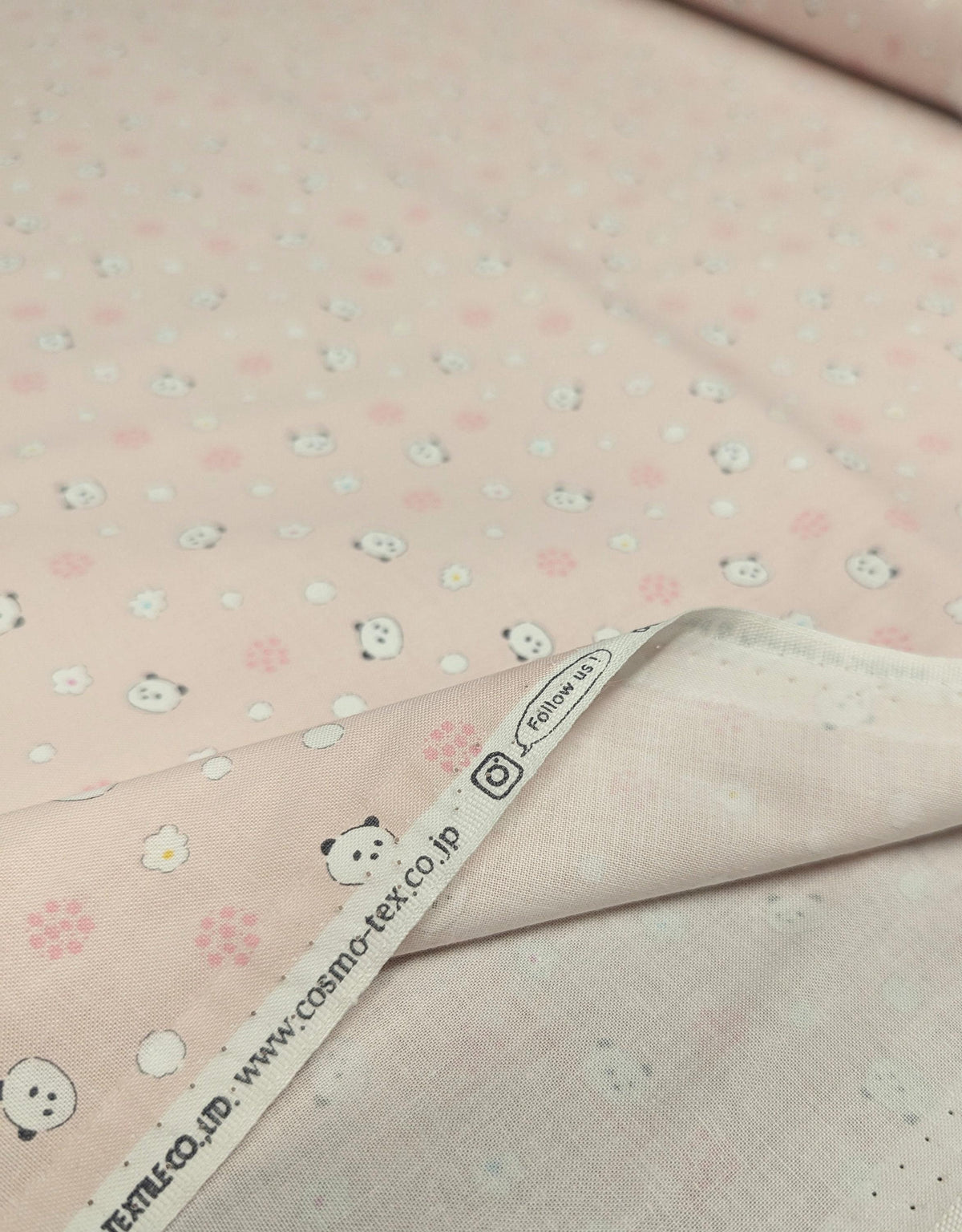 Cosmo - Tiny Panda Cotton - Pink