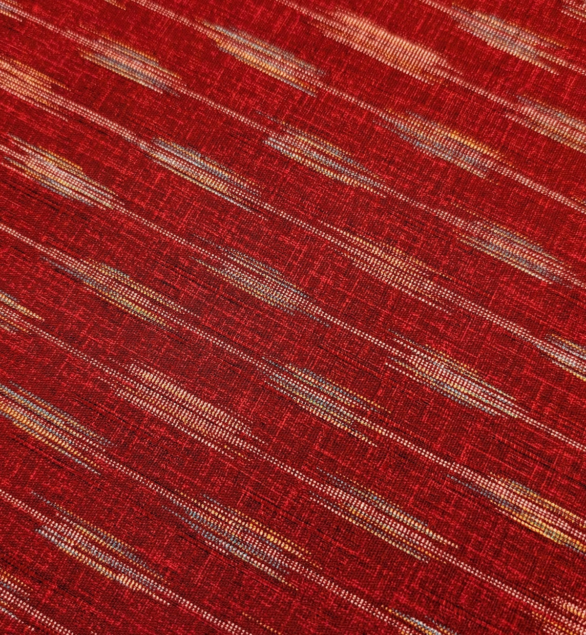 Morikiku - Arrows Cotton Dobby - Red